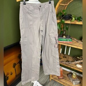 Tinseltown Taupe Pocket Cargo Pants